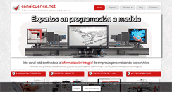 Desktop Screenshot of canalcuenca.net