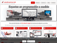 Tablet Screenshot of canalcuenca.net